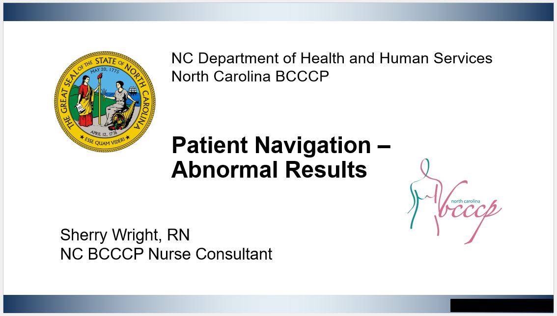 Patient Navigation - Abnormal Results