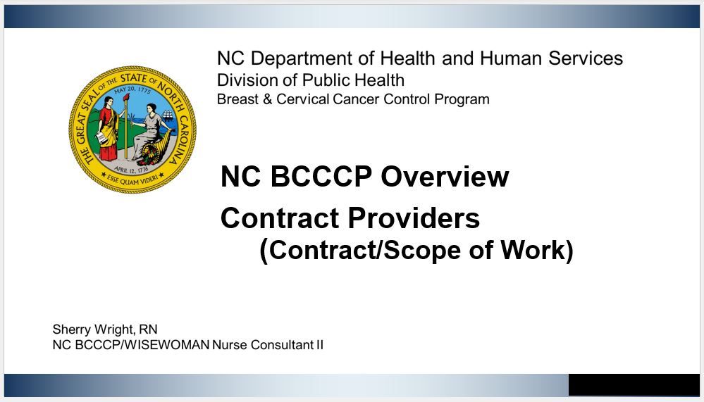 Overview Contract Providers
